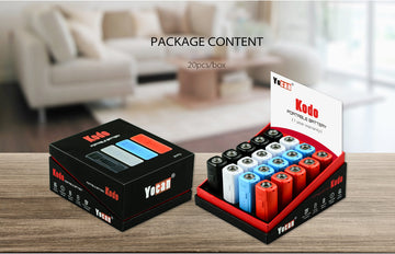 Yocan Kodo Portable Mini Box Mod Battery- 20ct Display (MSRP: $12.99ea)