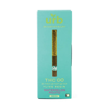 URB THC Infinity Live Resin 3g Caviar Blunts - 6ct