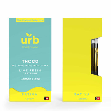 URB THC Infinity 1000mg Cartridges - 6ct Display (MSRP: $17.00ea)