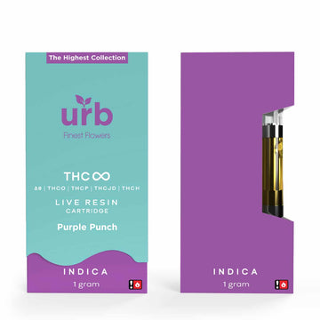 URB THC Infinity 1000mg Cartridges - 6ct Display (MSRP: $17.00ea)