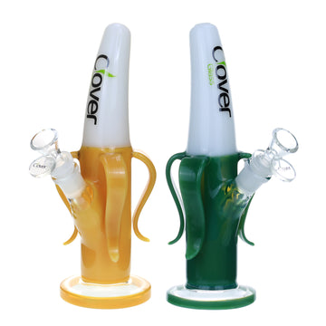 9" CLOVER Banana Style Water Pipe (WPD-230)