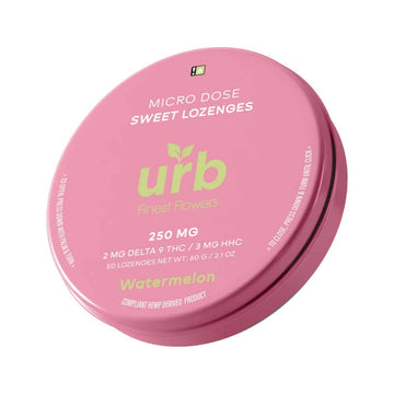 URB Delta 9/ HHC 250mg Sweet Lozenges Candies 2.1oz - 6ct Display