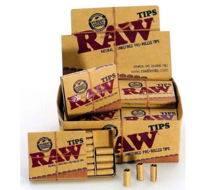 RAW Pre-Rolled Tips 21pk - 20ct Display