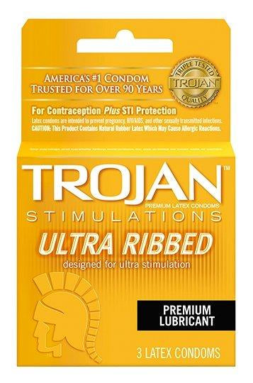 Trojan Ultra Ribbed 6pk