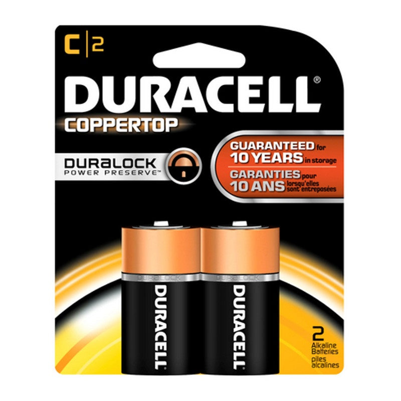Duracell CopperTop C 2pk Blister - 8ct
