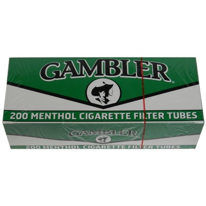 Gambler Menthol King Size Filter Cigarette Tubes - 5pk