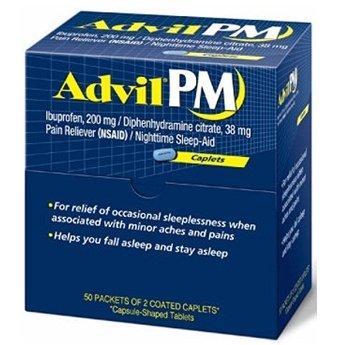 Advil PM Caplets 2pk - 25ct Box