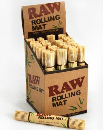 Raw Bamboo Rolling Mat - 24ct