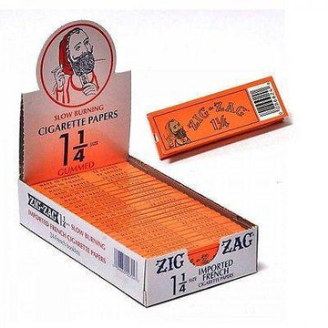 Zig Zag Orange Cigarette Papers 1 1/4" - 24ct Display