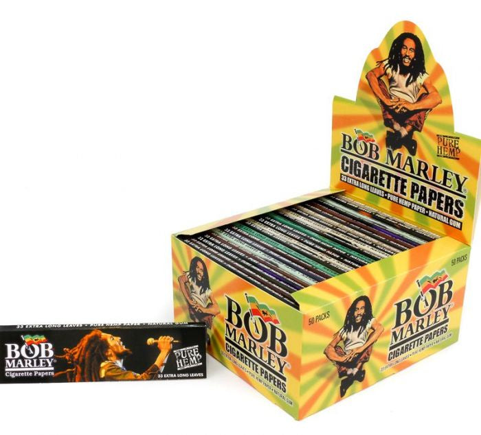 Bob Marley King Size Rolling Paper - 50ct Display (MSRP: $1.49ea)