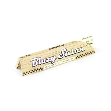 Blazy Susan Unbleached Rolling Papers - 50ct Display