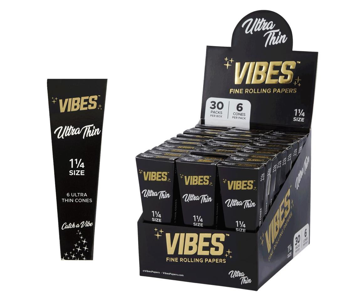 Vibes Ultra Thin Cones - 30ct Display