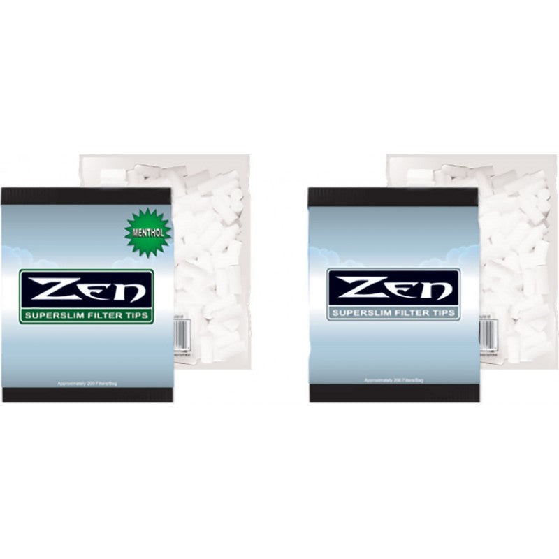 Zen Super Slim Filter Tips - 200ct