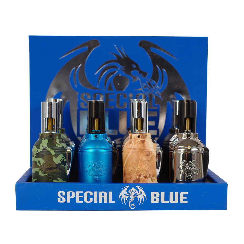 Special Blue Grenade Torch - 12 Count Display (MSRP: $13.99)