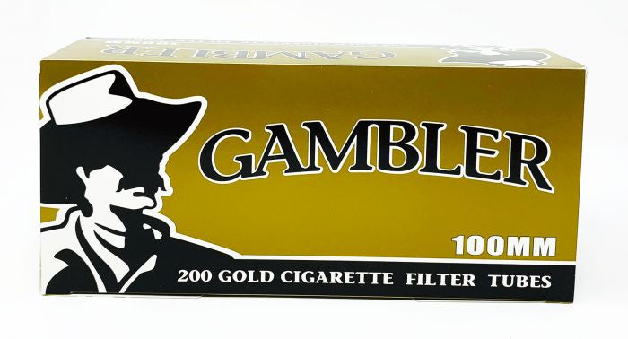 Gambler Gold 100mm Filter Cigaretts Tubes - 5pk