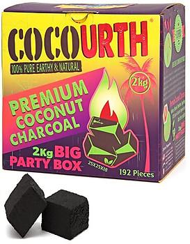 CocoUrth Coconut Charcoal Cube 2kg Party Box (MSRP: $19.99) - Skokie Cash & Carry