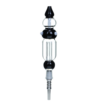 14mm Black/Clear Glass Nectar Collector Kit (MSRP: $39.99)