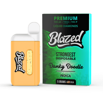 BLAZED Liquid Diamonds THCA+THCJD+THCP 5G Disposables - 5ct Display