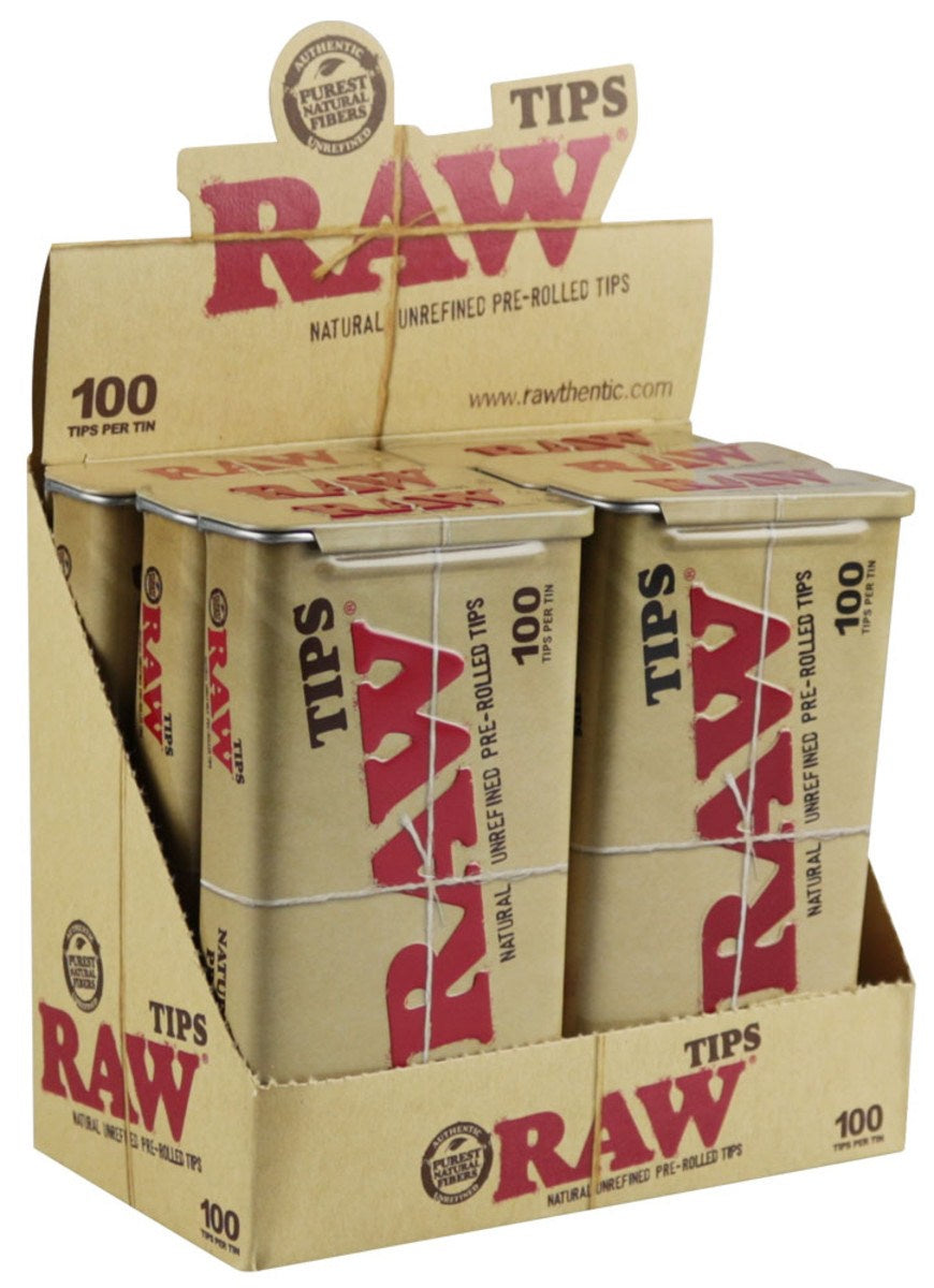 RAW Pre-Rolled Tins 100pk - 6ct Display