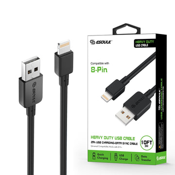 ESOULK 10ft Faster Speed Charging Cable For IPHONE