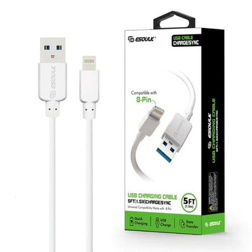 ESOULK 5ft Faster Speed Charging Cable For IPHONE
