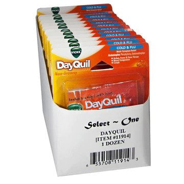 Dayquil Severe Single Pack Blister - 12ct Box