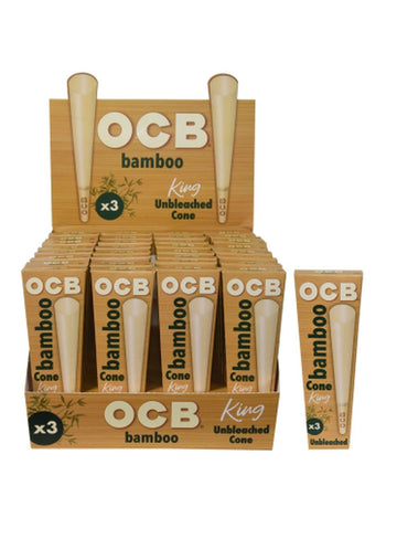 OCB - Bamboo Pre-Roll Cones - 32ct Display (MSRP: $2.00ea)