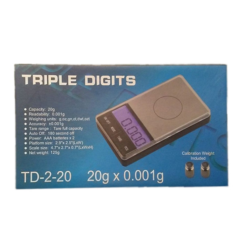 Triple Digits TD2-20 - 20g x 0.001g