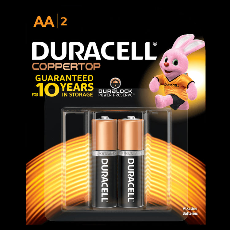 Duracell CopperTop AA 2pk Blister - 14ct