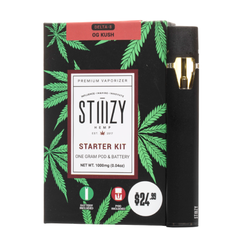 STIIIZY D8 Starter Kit 1G Pods & Battery 5ct Display