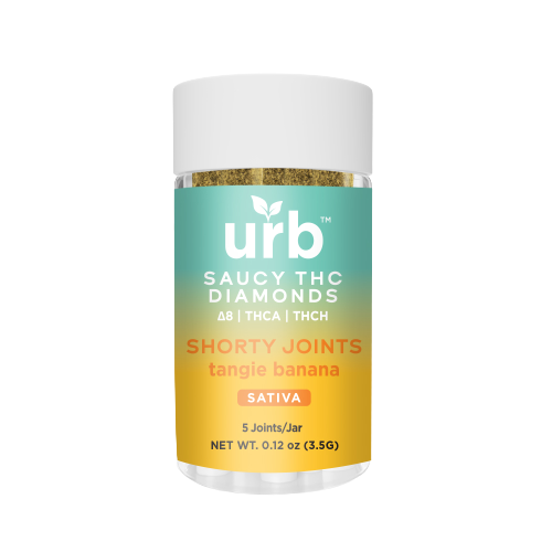 URB Saucy Diamonds THCA 3.5g Shorty Joints 5pk Jar