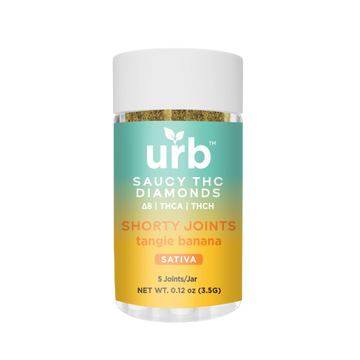 URB Saucy Diamonds THCA 3.5g Shorty Joints 5pk Jar