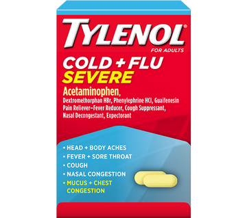 Tylenol Cold + Flu Pouch 2pk - 20ct Box