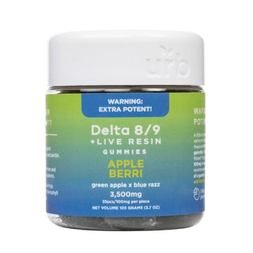 URB D8/D9 3500mg Gummies Jar