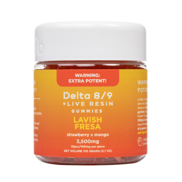 URB D8/D9 3500mg Gummies Jar - 6ct Display